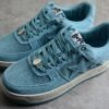 BAPE STA Low-Top Blue Suede Sneakers