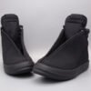 Rick Owens Black High-Top Wrap Sneakers
