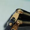 LV Double Zip Pochette Monogram Empreinte Black For Women,  Shoulder and Crossbody Bags 7.9in/20cm LV M68568