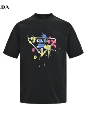 Prada T-Shirt - Paint Splatter Logo