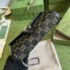 gg Dionysus gg Mini Chain Bag Black And Ivory gg Denim Jacquard For Women 8in/20cm 401231