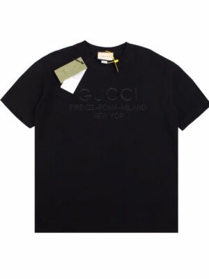 Gucci T-shirt with Embroidered Cities