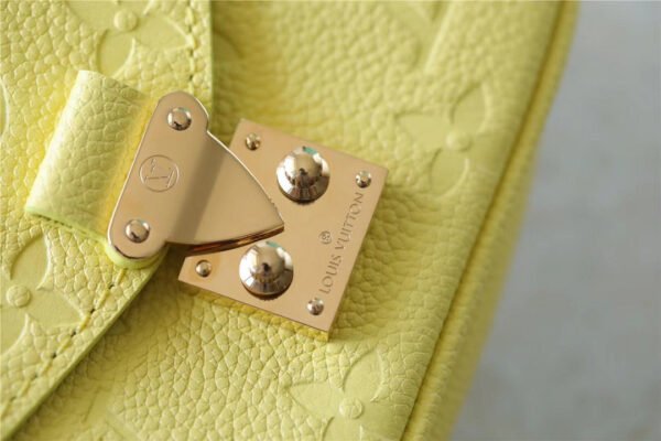 LV Micro Metis Monogram Empreinte Yellow For Women, Women¡¯s Handbags, Shoulder And Crossbody Bags 5.5in/14cm LV M81407