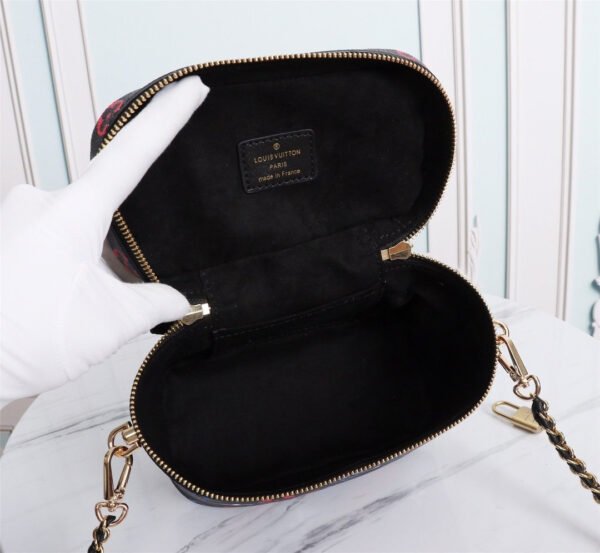 721bee5d-918c-4f17-947a-321ead52c46a LV Vanity PM Bag Game On Monogram Canvas Black By Nicolas Ghesquiere For Women, Women¡¯s Handbags, Shoulder And Crossbody 7.5in/19cm LV M57482