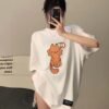 Gucci Cat Graphic T-Shirt (Cream)