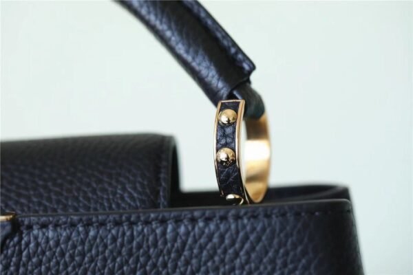 72631762 LV Capucines Mini Taurillon Black For Women, Shoulder And Crossbody Bags 21cm/8.3in LV