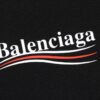 Balenciaga Wave Logo T-Shirt (Black)