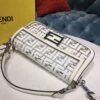 FI Baguette Nappa White For Women, Handbags, Shoulder And Crossbody Bags 10.6in/27cm FF 8BR600A72VF15AO