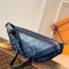 LV Discovery Bumbag PM Monogram Shadow Navy Blue For Men, Belt Bags 17.3in/44cm LV M45729