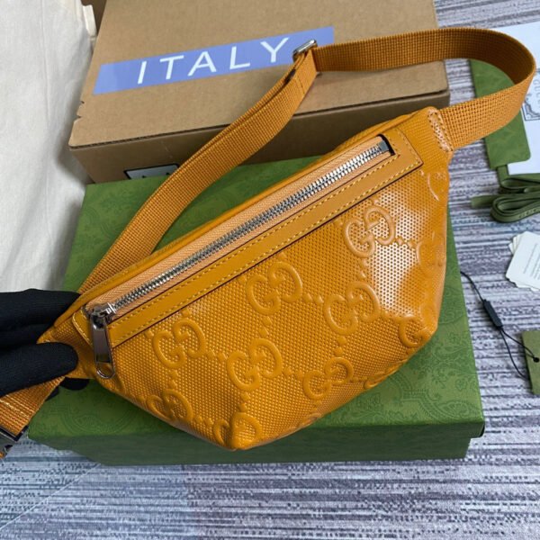 gg Embossed Belt Bag Yellow gg Embossed For Men? 9.1in/23cm gg?
