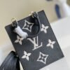 LV Petit Sac Plat Monogram Empreinte Black/Beige For Women, Women¡¯s Handbags, Shoulder And Crossbody Bags 5.5in/14cm LV M81416