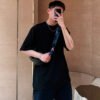Burberry Black T-Shirt with Pear Graphic