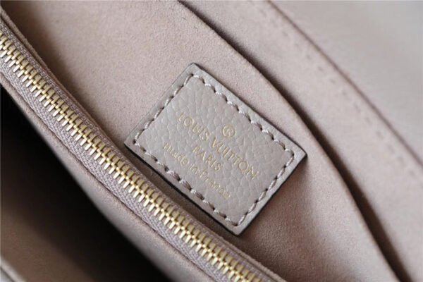 LV Madeleine MM Monogram Empreinte Dove Gray/ Creme Beige For Women,  Shoulder and Crossbody Bags 11.8in/30cm LV M46041