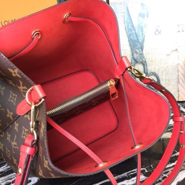 749761556055848-pic-97144-1556055974 LV NeoNoe MM Bucket Bag Monogram Canvas Coquelicot Red For Women, Women¡¯s Handbags, Shoulder And Crossbody Bags 10.2in/26cm LV M44021