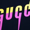 Gucci T-shirt with Retro Logo (Black)