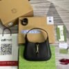 gg Jackie 1961 Small Shoulder Bag Black For Women, Women’s Bags 10.8in/28cm gg ?636709 10O0G 1000