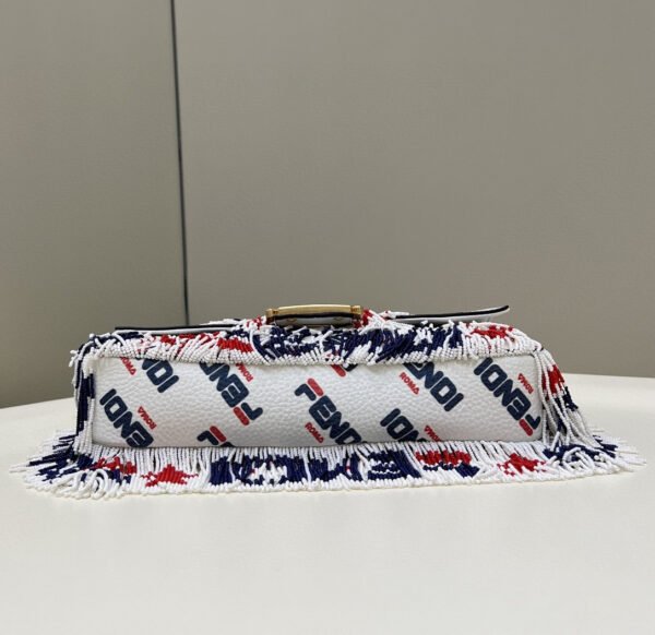 FI x FILA Mania Beaded Baguette Multicolour Bag For Woman 26cm/10in