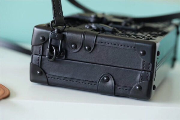 74c22f04 LV Petite Malle Monogram Black For Women, Women¡¯s Handbags, Shoulder And Crossbody Bags 7.9in/20cm LV M20353