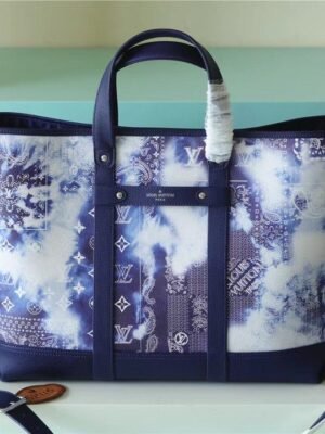 LV Tote Journey Monogram Blue For Men, Bags 23.6in/60cm LV M20553