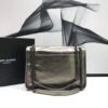 YSSL Niki Medium Chain Bag In Crinkled Vintage?Silver For Women 11in/28cm YSL?