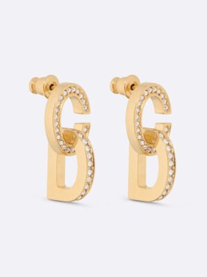 18K CD Lock Earrings