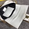 FI Baguette Nappa White For Women, Handbags, Shoulder And Crossbody Bags 7.4in/19cm FF 8BS017A72VF15AO