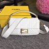 FI Baguette Nappa White For Women, Handbags, Shoulder And Crossbody Bags 10.6in/27cm FF 8BR600A72VF15AO