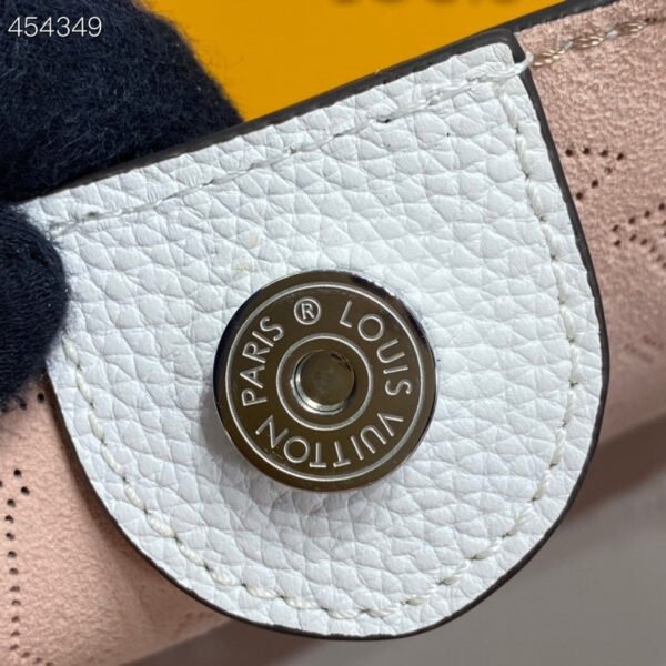 LV Hina PM Bag 22cm Mahina Calfskin Leather Spring/Summer Collection M57858 Gradient Pink