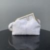 FI First Medium White Fox Fur Bag For Woman 32.5cm/13in