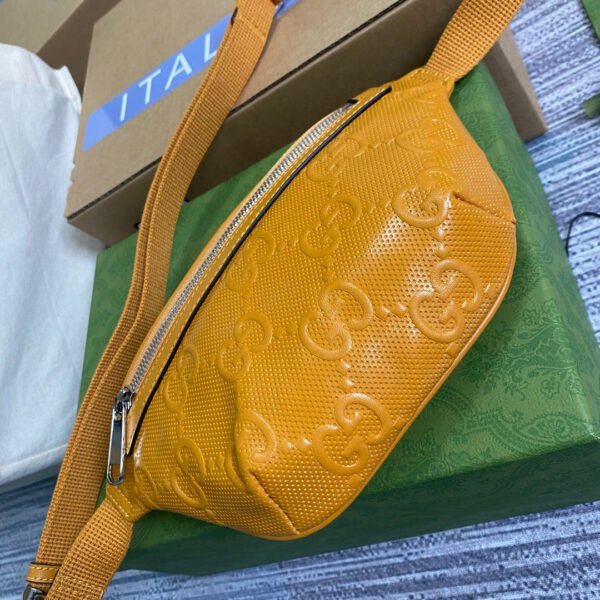gg Embossed Belt Bag Yellow gg Embossed For Men? 9.1in/23cm gg?