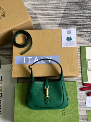 gg Jackie 1961 Mini Shoulder Bag Green For Women, Women’s Bags 7.5in/19cm gg