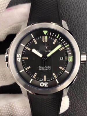 AQUATIMER IW329001 V6 FACTORY BLACK STRAP