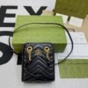 gg Marmont Matelasse Mini Bag Black For Women, Women’s Bags 7.5in/19cm gg ?696123 DTDHT 1000