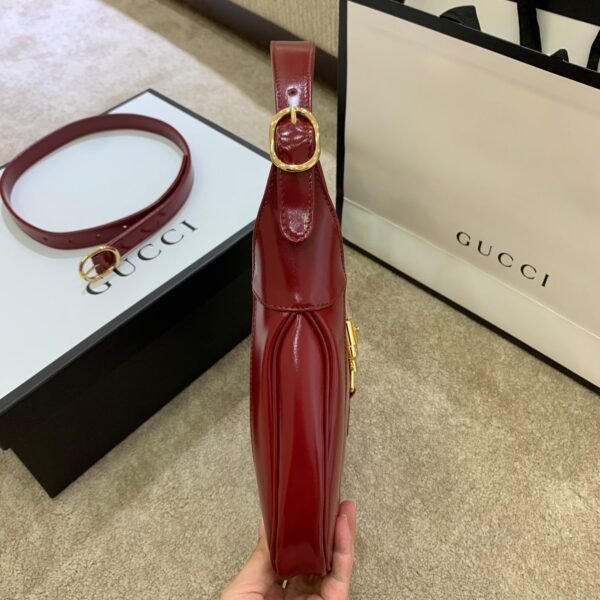 gg Jackie 1961 Small Shoulder Bag Red For Women 10.8in/27.4cm gg ?636709 10O0G 6638