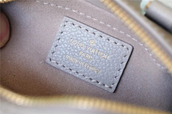 7856f44c LV Papillon BB Monogram Empreinte Tourterelle / Creme Beige For Women, Women¡¯s Handbags, Shoulder Bags And Crossbody Bags 7.9in/20cm LV M46031