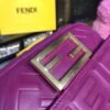 FI Baguette Nappa Purple For Women, Handbags, Shoulder And Crossbody Bags 7.4in/19cm FF 8BS017