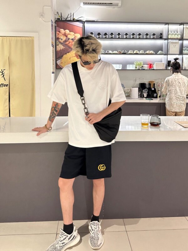 78beb904 Loewe Embroidered Logo T-Shirt (White)