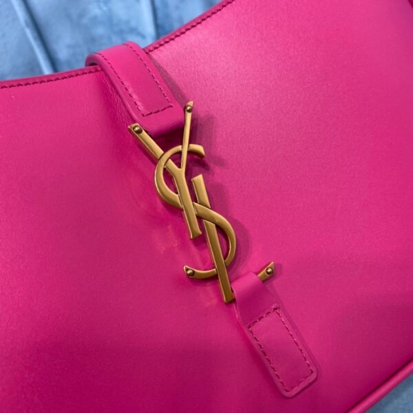 YSSL Le 5 ¨¤ 7 Hobo Bag In Smooth Pink For Women 9in/23cm YSL 6572282R20W5623