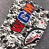 BAPE ABC CAMO SHARK FULL ZIP HOODIE GREY