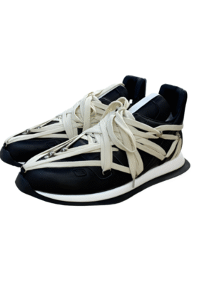 Contemporary Wrap-Lace Sneakers