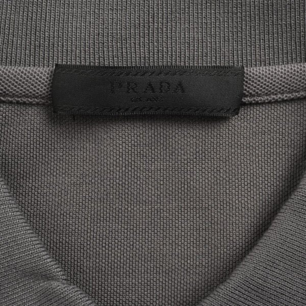 7_221b7df5-6a8c-4ef2-b717-ba821c5c6152 Prada Classic Grey Polo Shirt
