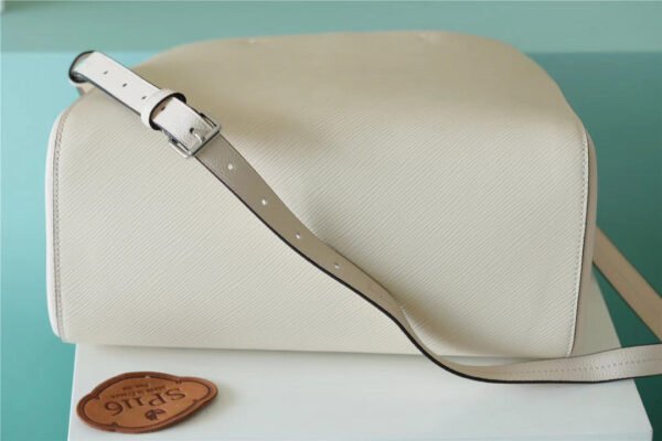 7afef60a LV Marelle Tote MM Epi White For Women, Women¡¯s Handbags, Shoulder And Crossbody Bags 11.8in/30cm LV