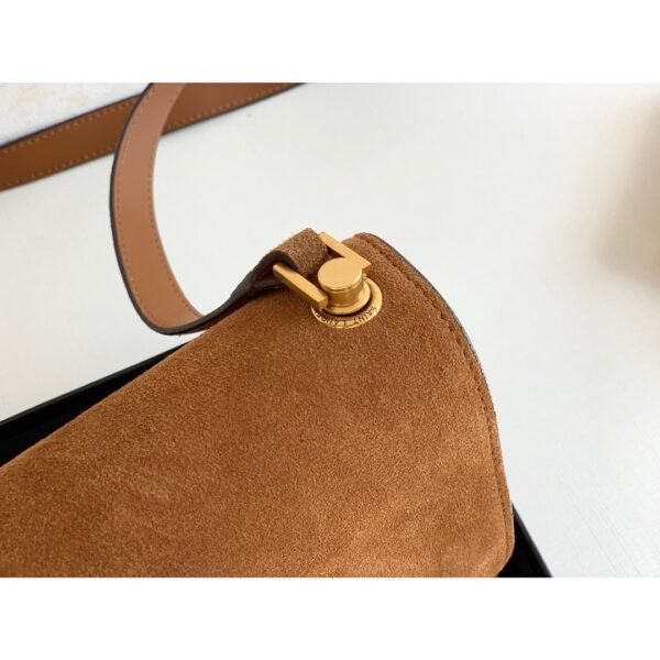 YSSL?Le Carre Satchel Brown For Women 9in/23cm YSL