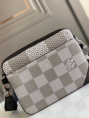 LV Trio Messenger Damier Graphite Plaster For Men, Bags, Shoulder And Crossbody Bags 9.8in/25cm LV