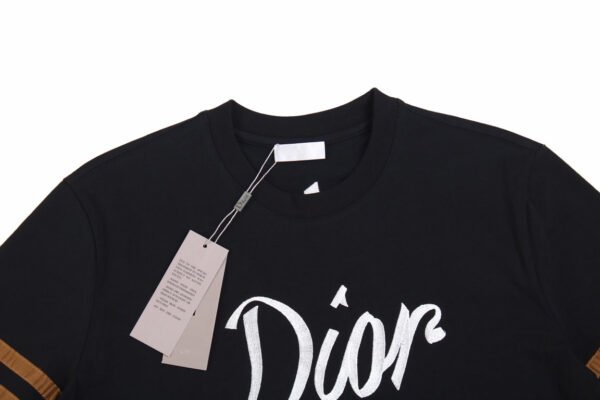 7b910bea Dior Script Logo T-Shirt (Black)