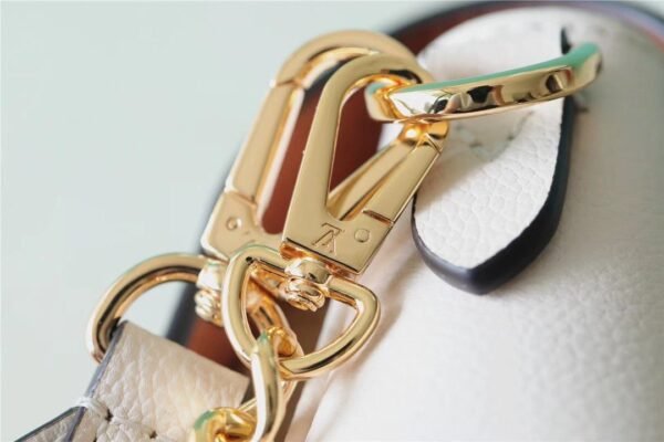 LV Lockme Tender White For Women, Women¡¯s Handbags, Shoulder And Crossbody Bags 7.5in/19cm LV