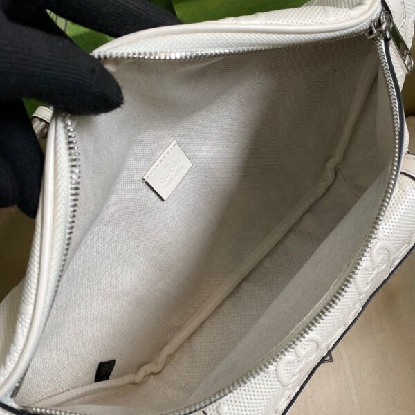 gg Embossed Belt Bag White gg Embossed For Men? 11in/28cm gg
