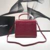 YSSL Cassandra Medium Top Handle Bag In Grain Burgundy For Women 9.6in/24.5cm YSL ?578000BOW0W6475