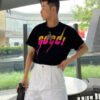 Gucci T-shirt with Retro Logo (Black)