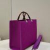 FI Sunshine Medium Purple FF fabric shopper Bag For Woman 31cm/12in 8BH386AHWCF037T